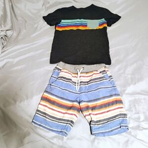 Wonder Nation, L (10-12), Shorts/ cat& Jack, S (6-7), t-shirt